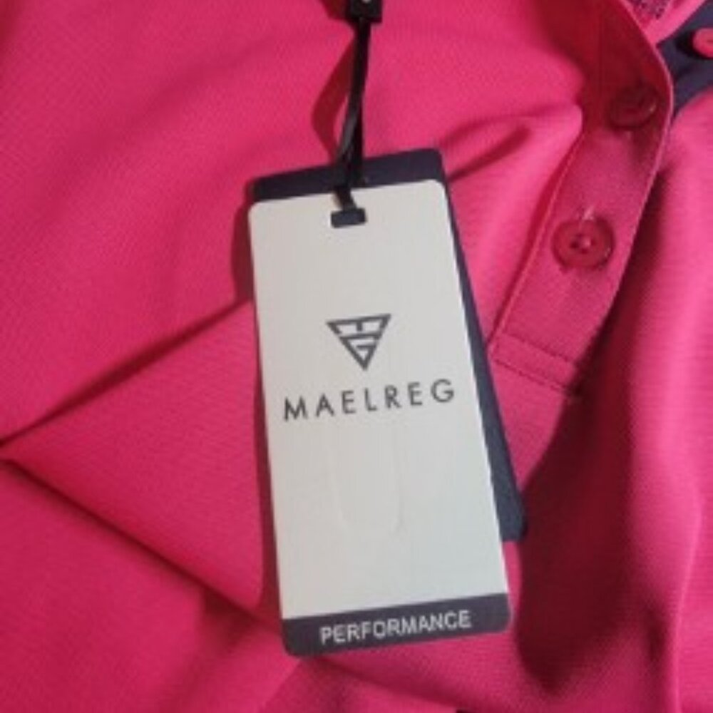 NWT Maelreg 2XL Sleeveless Polo Dress UPF 30 Moisture Wicking 4 Way Stretch Golf - Picture 5 of 7